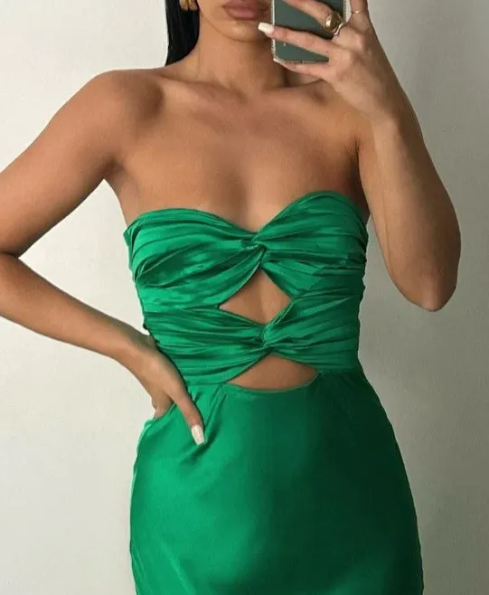 Gorgeous Sheath Green Long Prom Evening Dress        fg464