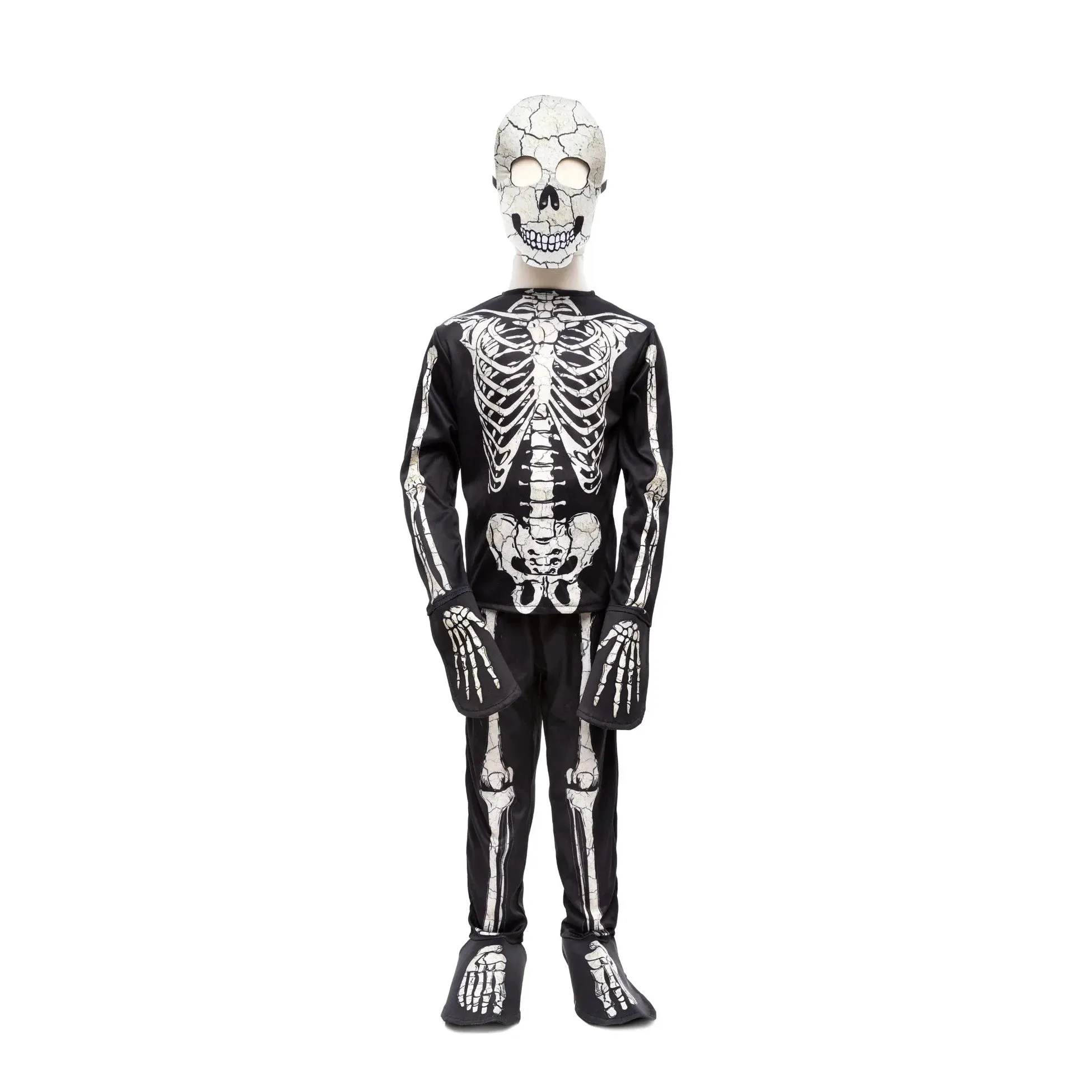 Great Pretenders Glow in the Dark Skeleton Shirt, Pants & Mask