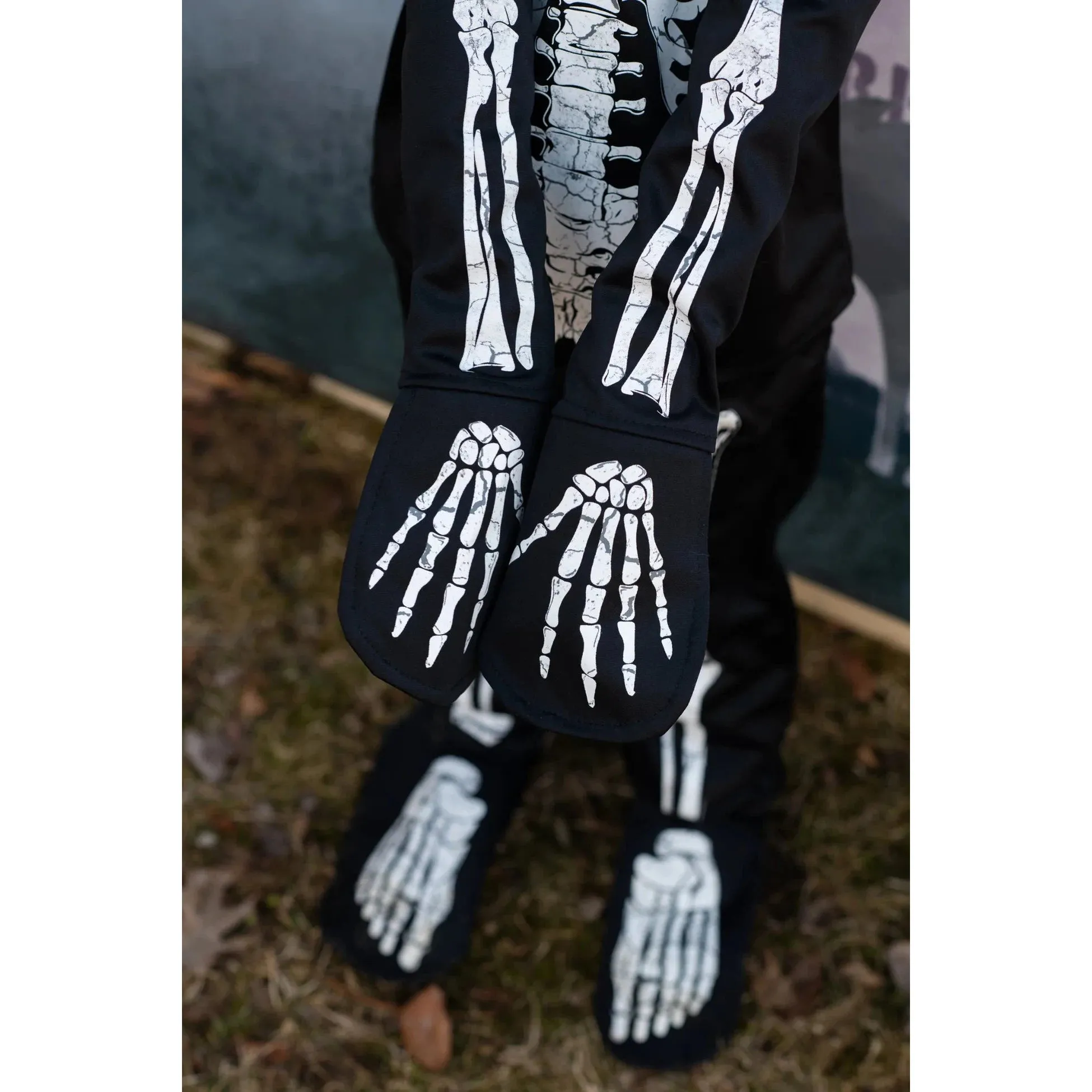 Great Pretenders Glow in the Dark Skeleton Shirt, Pants & Mask