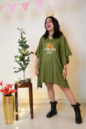 Green Rayon Kaftan - Gift