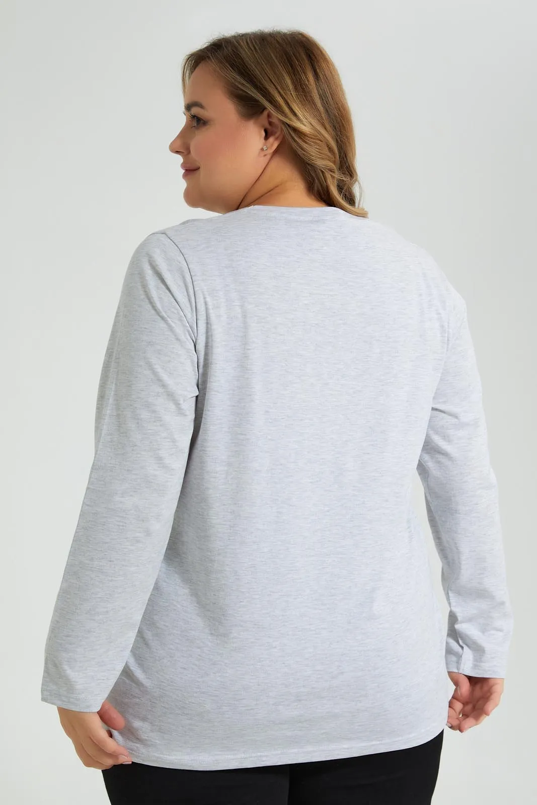 Grey Beauty Long Sleeve T-Shirt