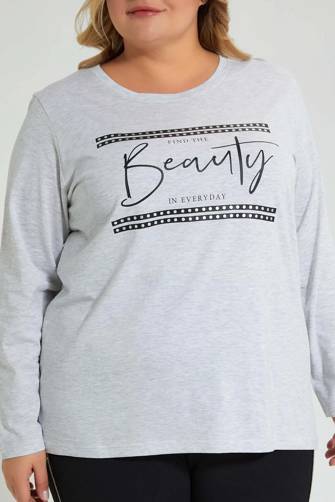 Grey Beauty Long Sleeve T-Shirt