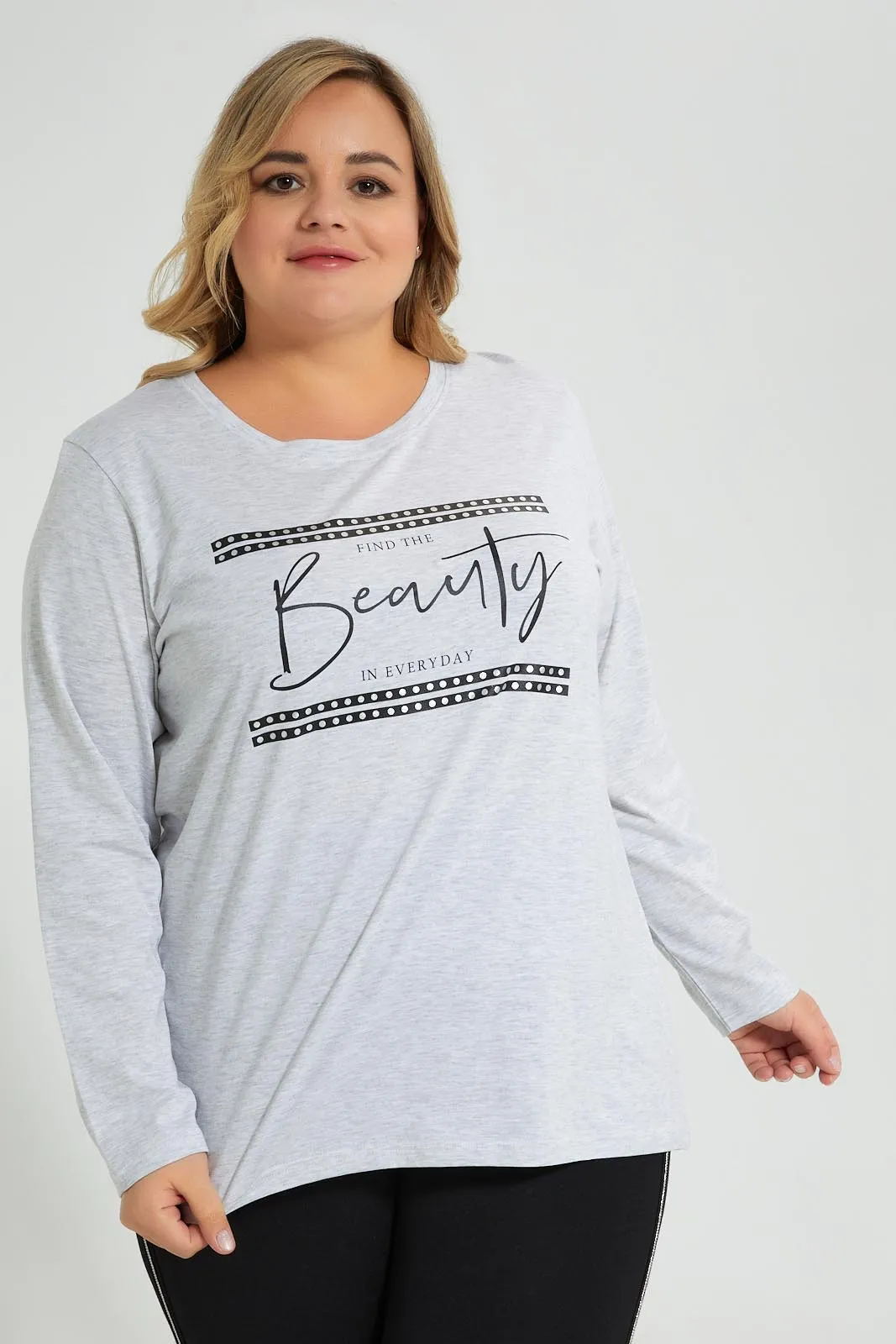 Grey Beauty Long Sleeve T-Shirt