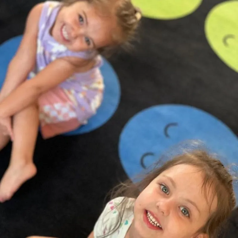 Groovy Grins Happy Faces Classroom Rug