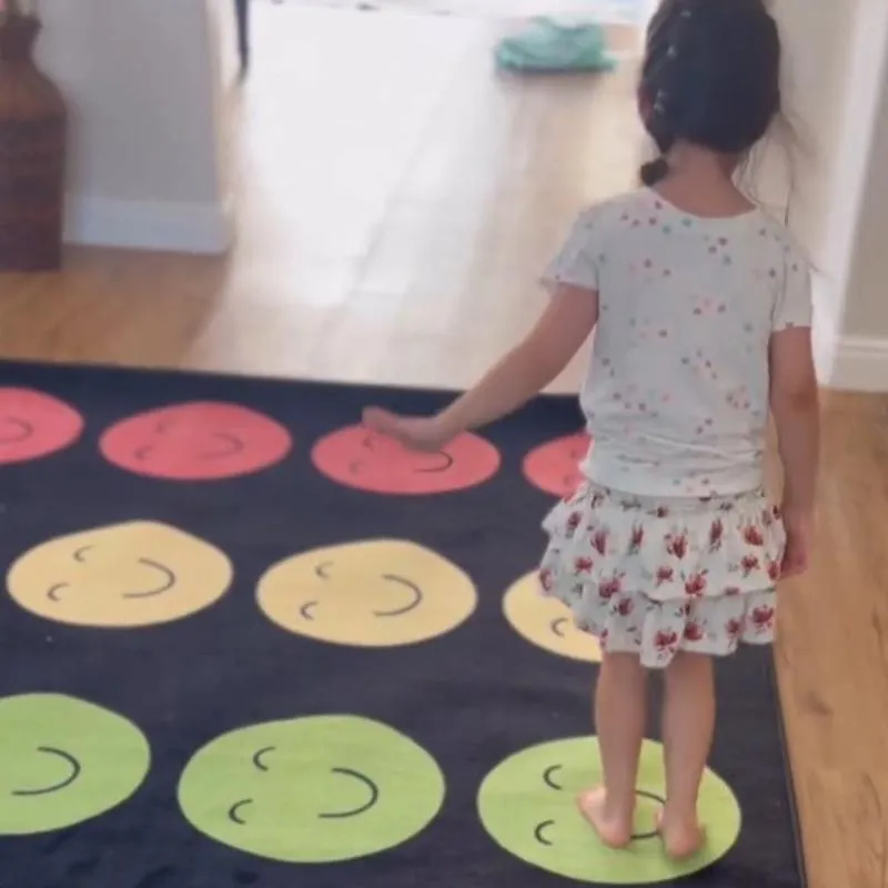 Groovy Grins Happy Faces Classroom Rug