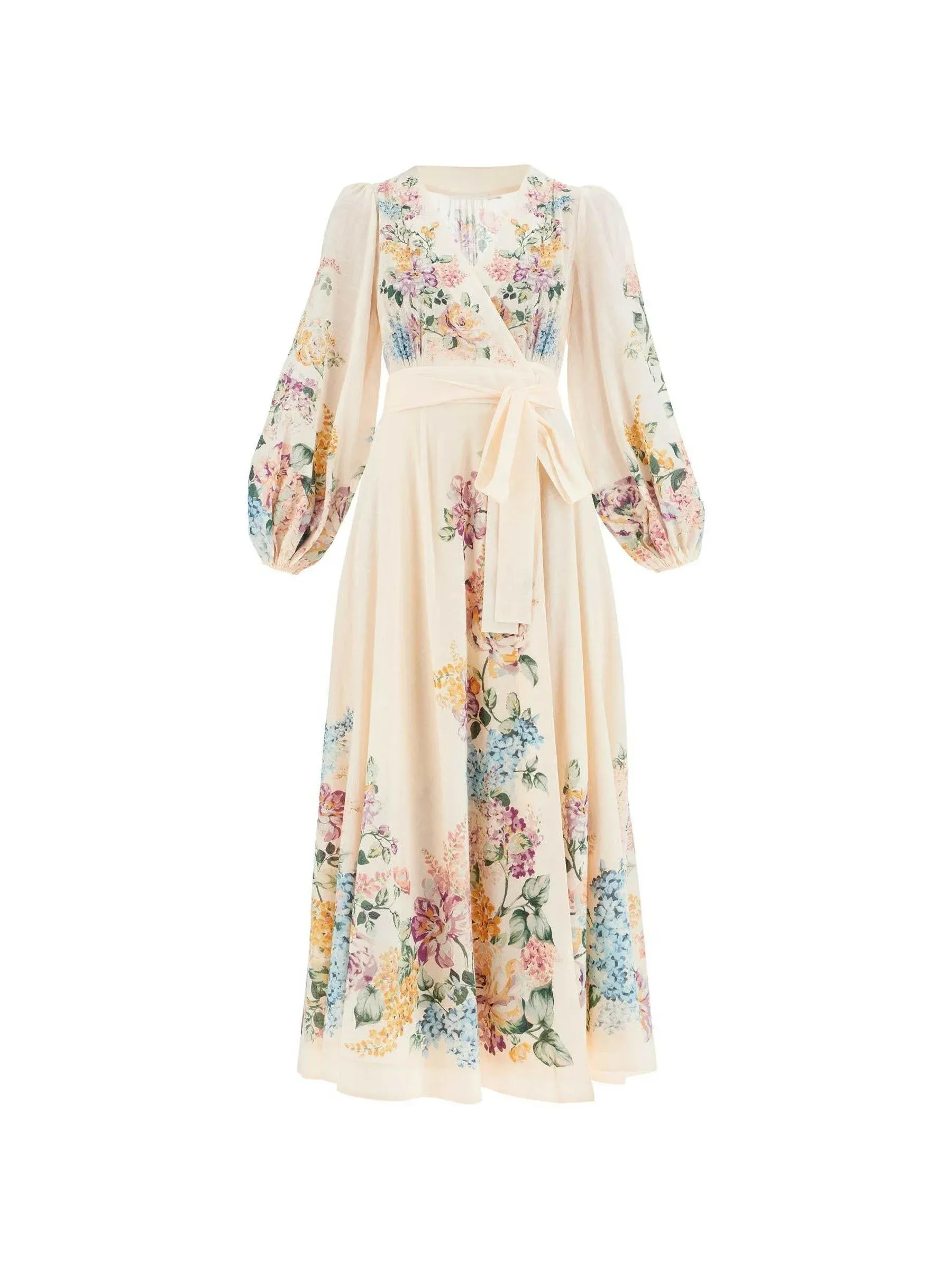 Halliday Floral Linen Dress