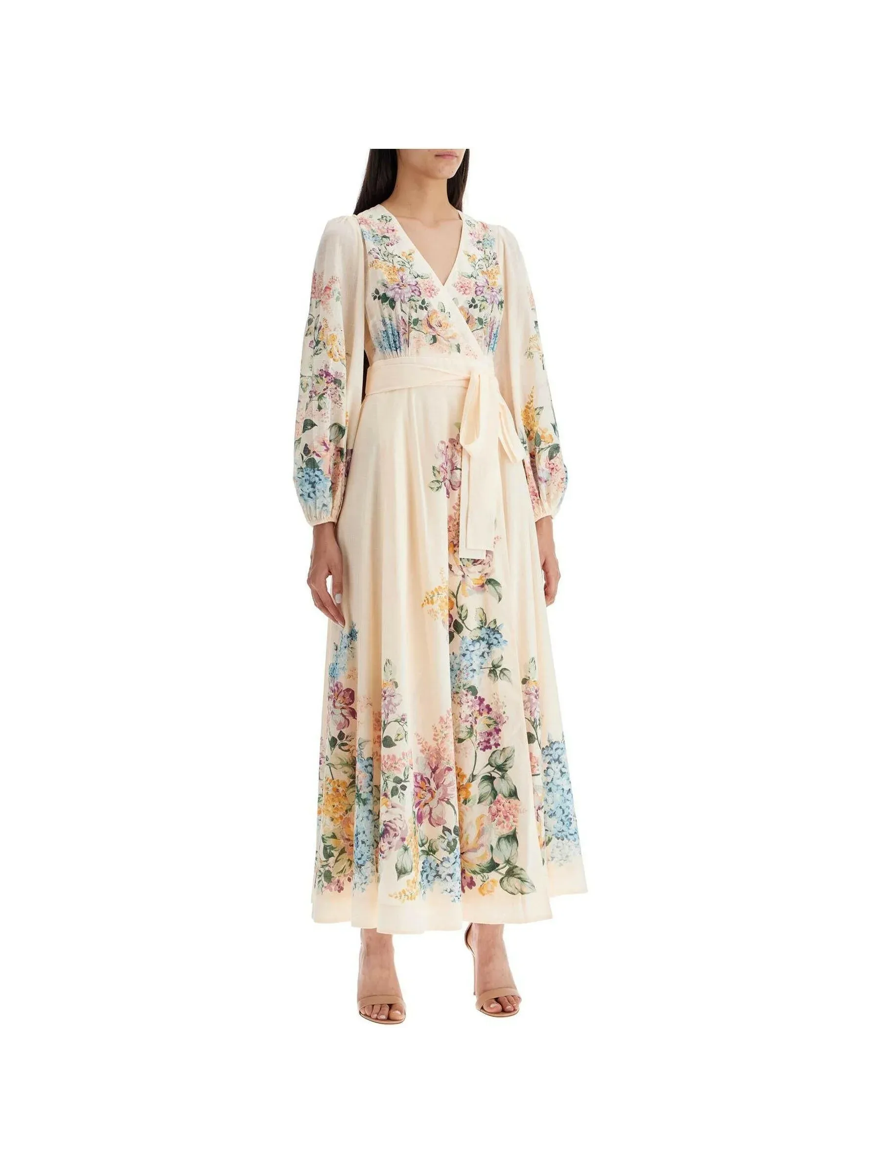 Halliday Floral Linen Dress