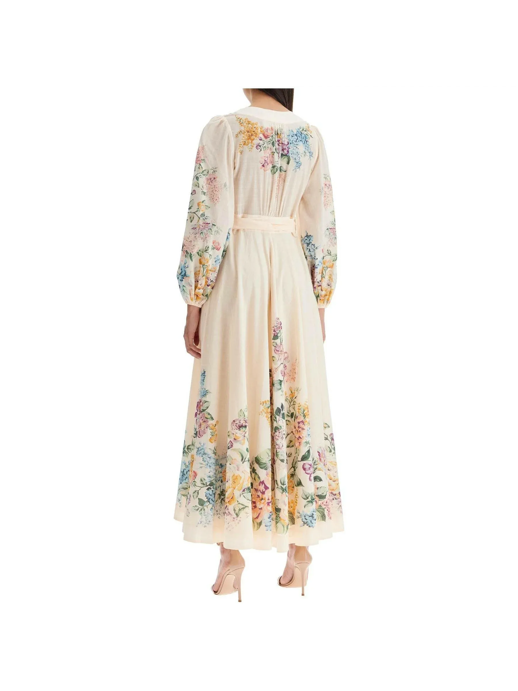 Halliday Floral Linen Dress