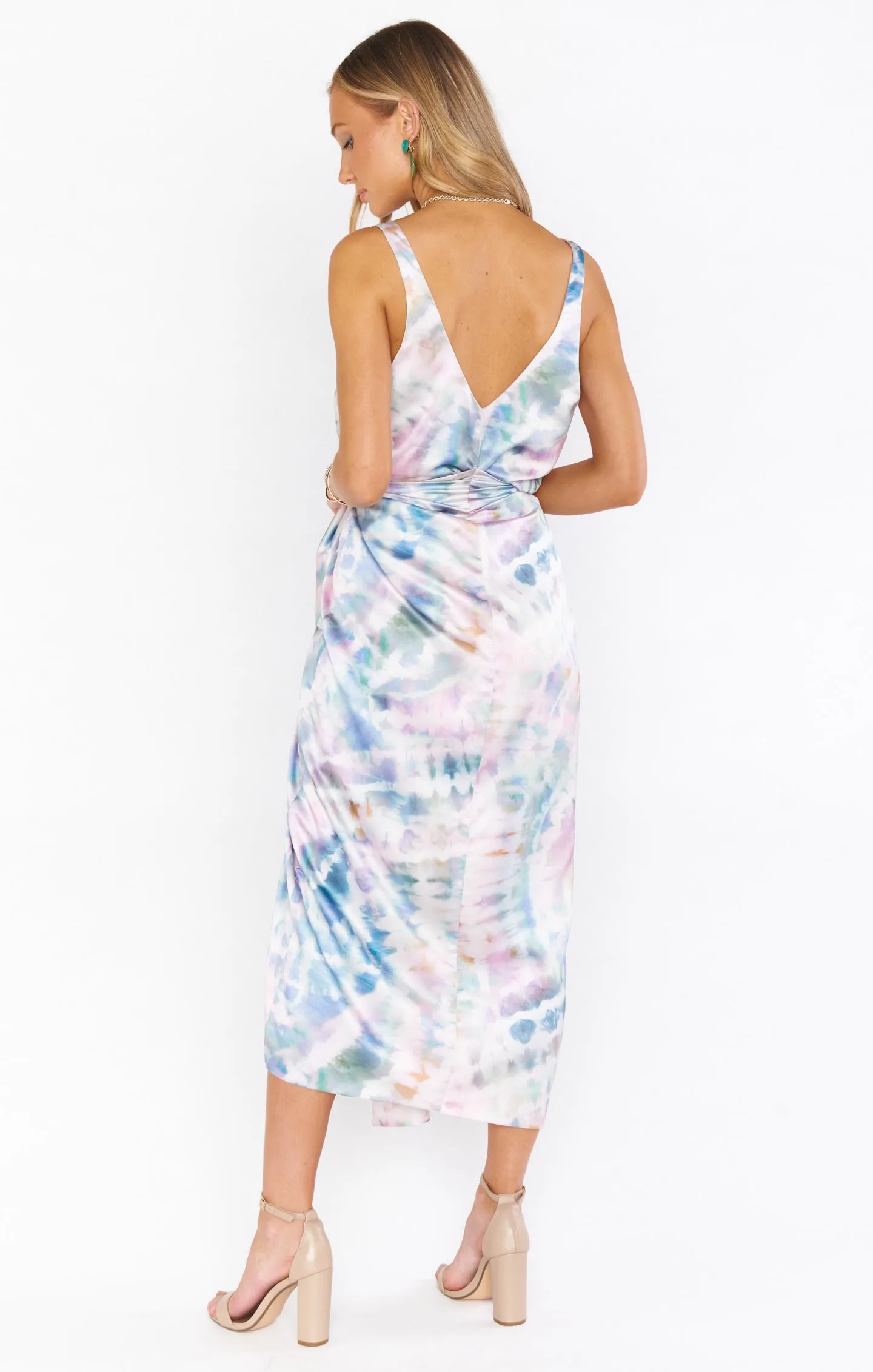 Hampton Wrap Dress ~ Cocktail Tie Dye