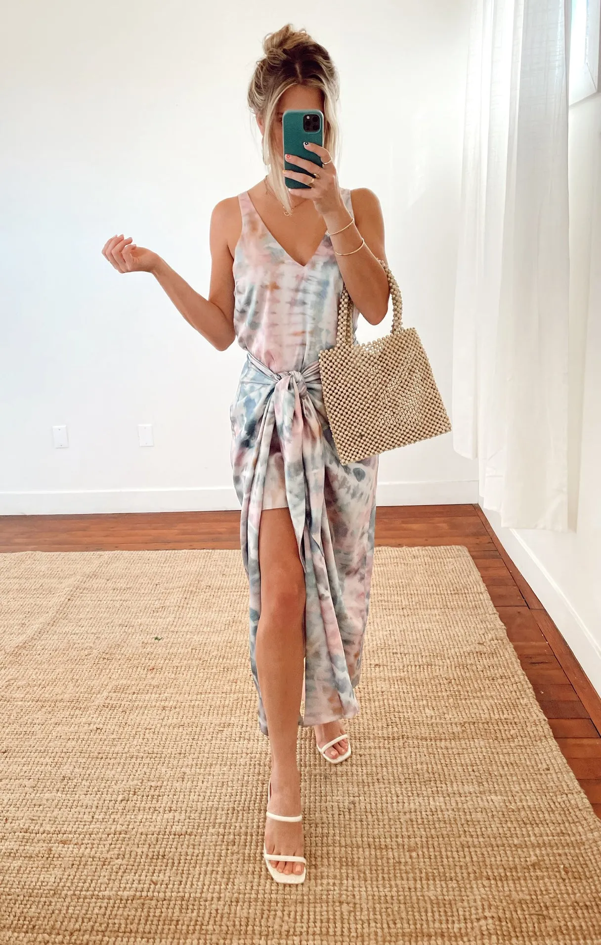 Hampton Wrap Dress ~ Cocktail Tie Dye