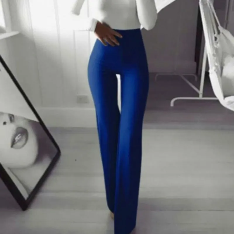 High Waist Flared Wide Leg Pants