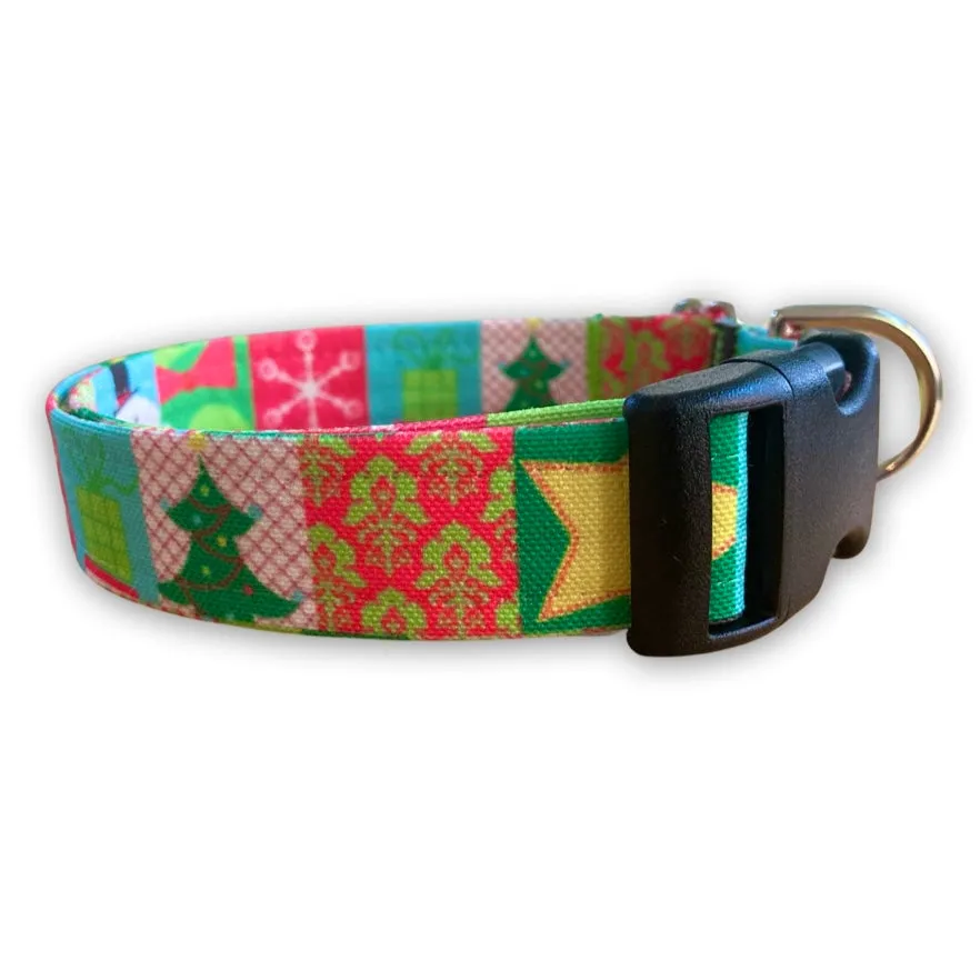 Holiday Patchwork Christmas Collar