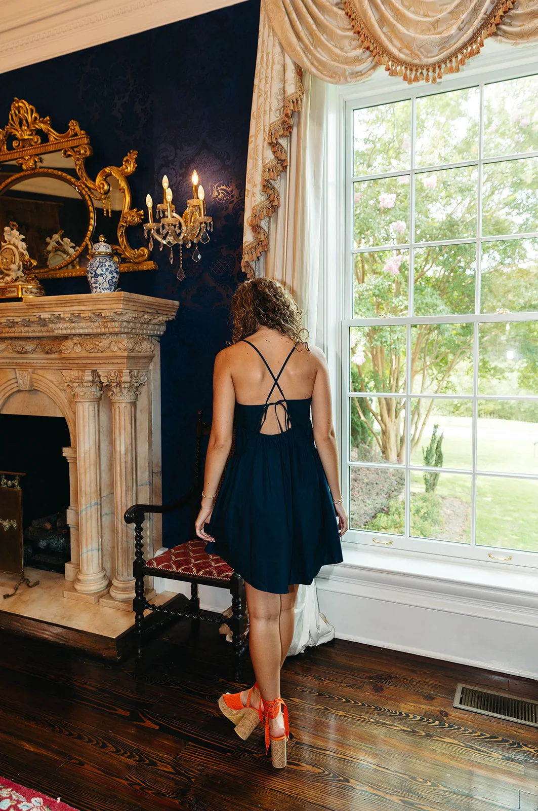 In Real Life Mini Dress - Navy