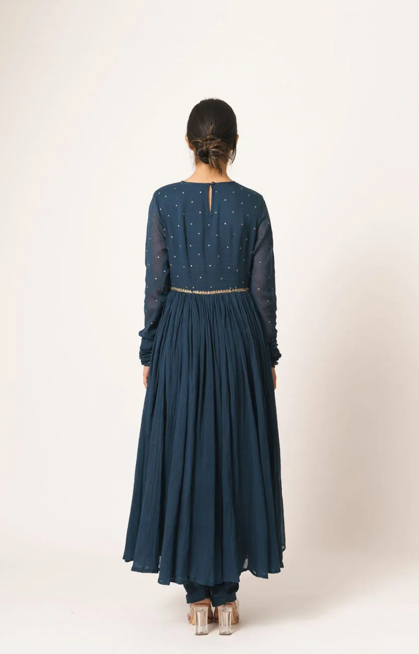 Indigo Anarkali