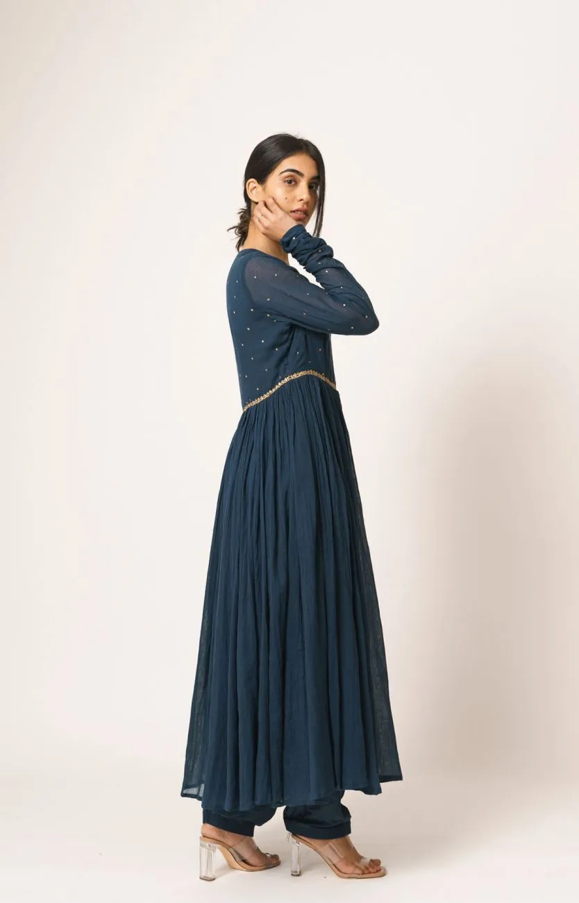 Indigo Anarkali