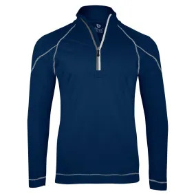 Island Green Performance Top Layer - Navy/Silver