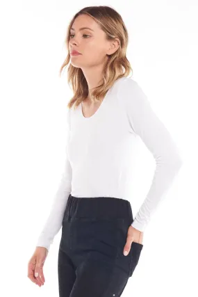 Kelli Long Sleeve Top - White