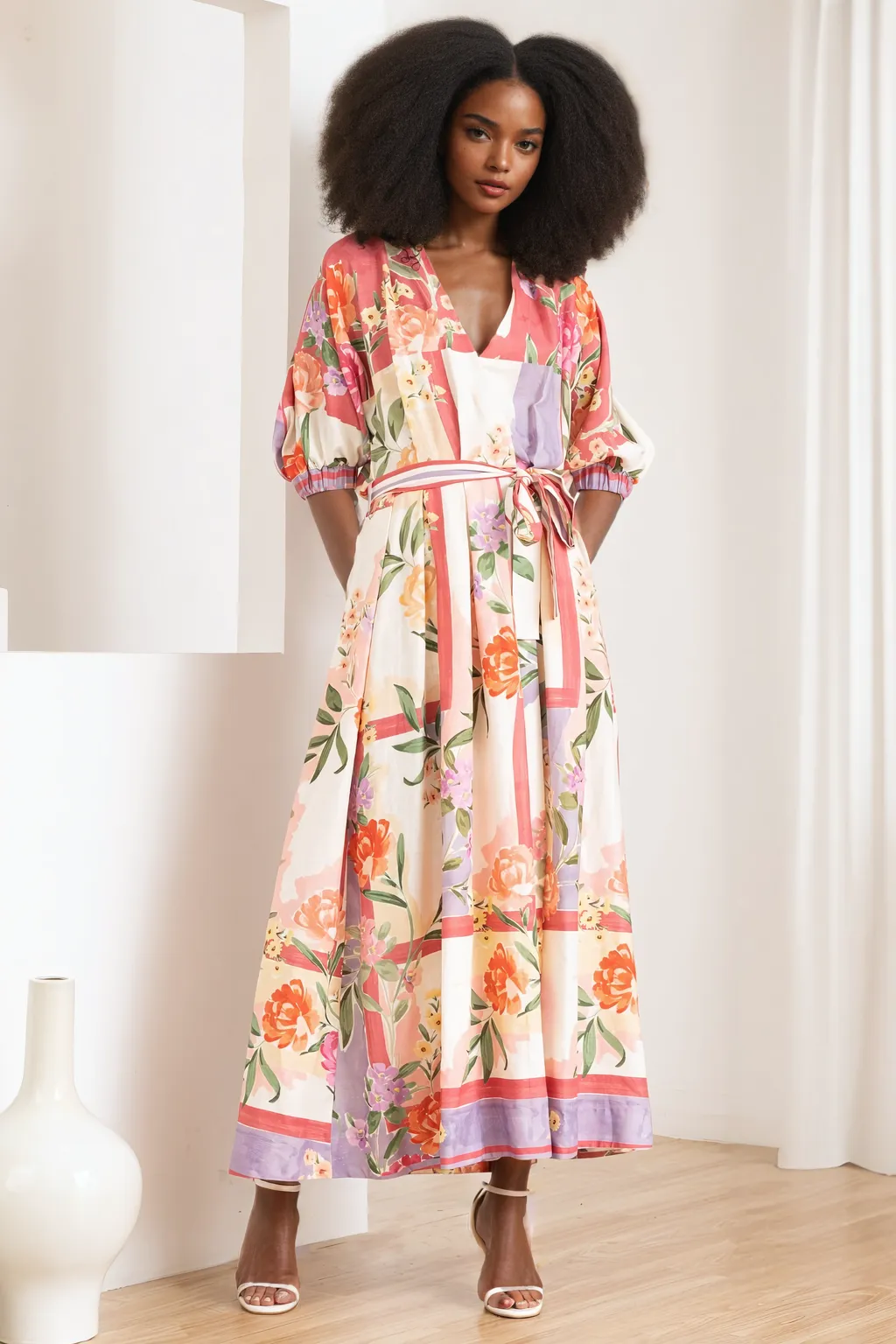 KELSEY LINEN MAXI DRESS