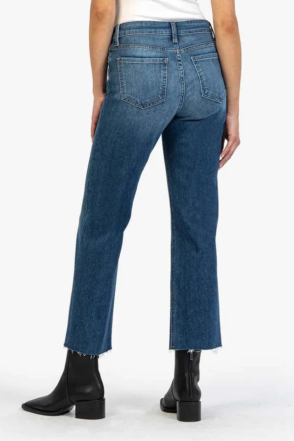 KUT Kelsey Ankle Flare Jeans