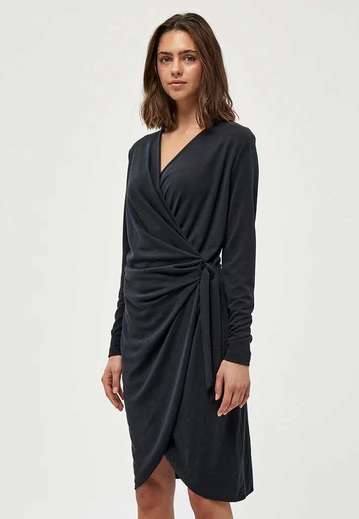 Lana Wrap Dress - Black