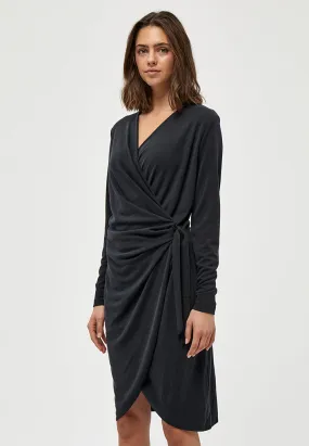 Lana Wrap Dress - Black