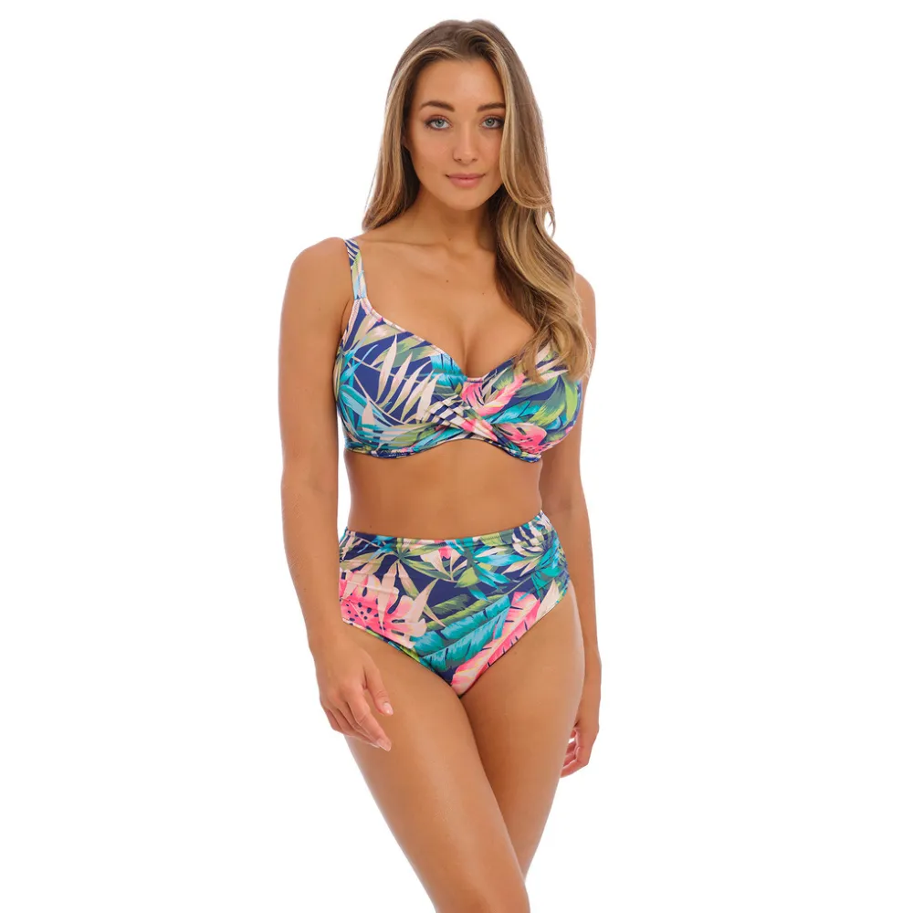 Langkawi French Navy Uw Full Cup Bikini Top