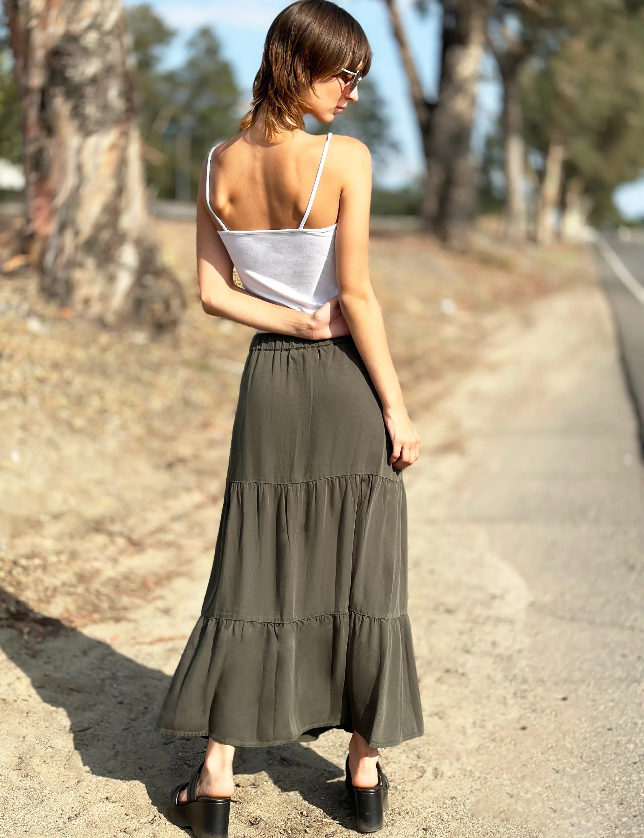 Layered Maxi Skirt