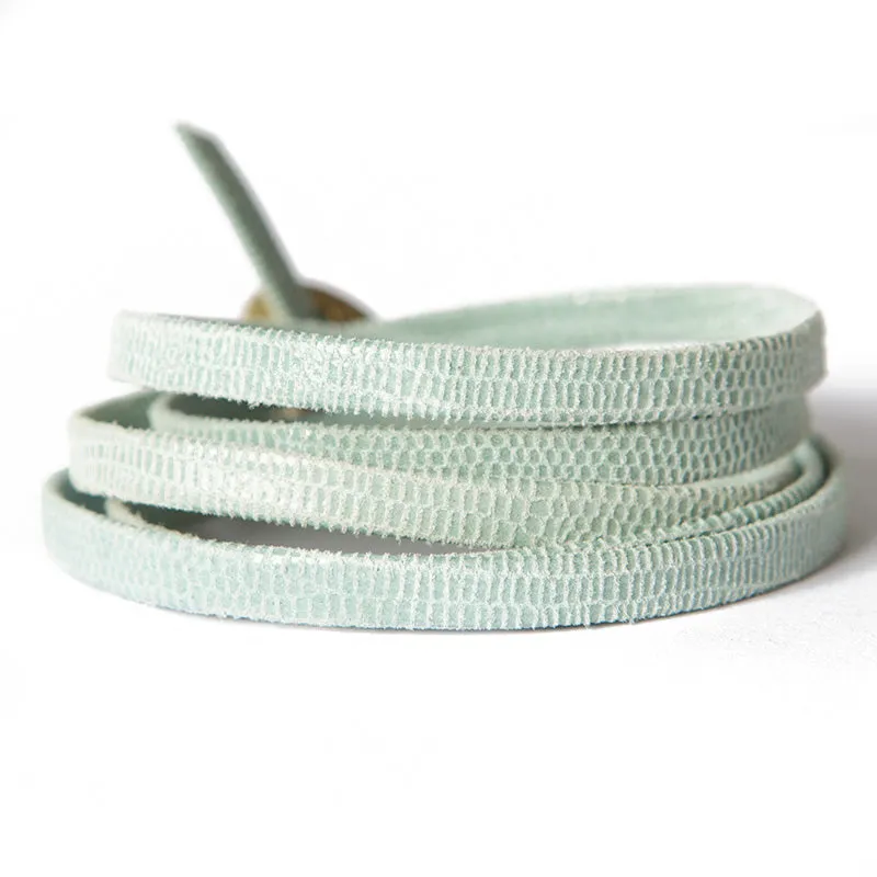 Leather Wrap Light Blue