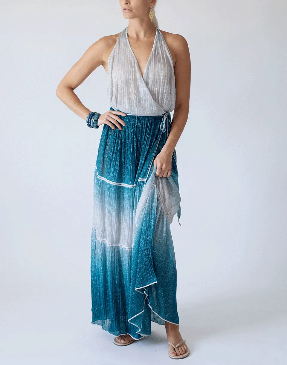 Long Maxi Wrap Dress