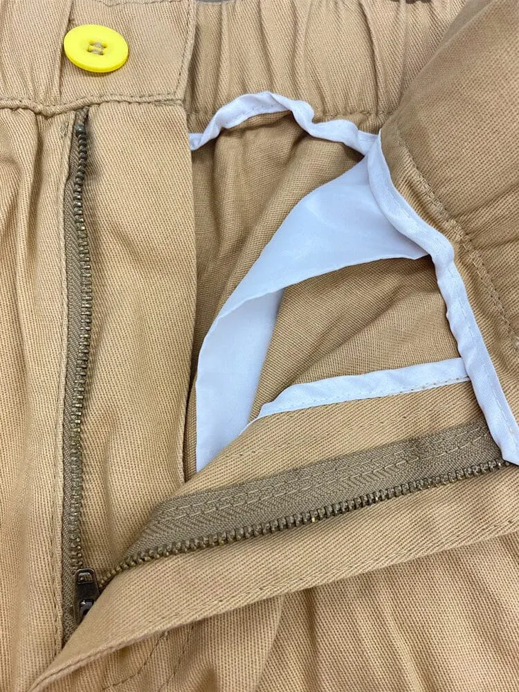 Loose 100% Cotton Cargo Pants