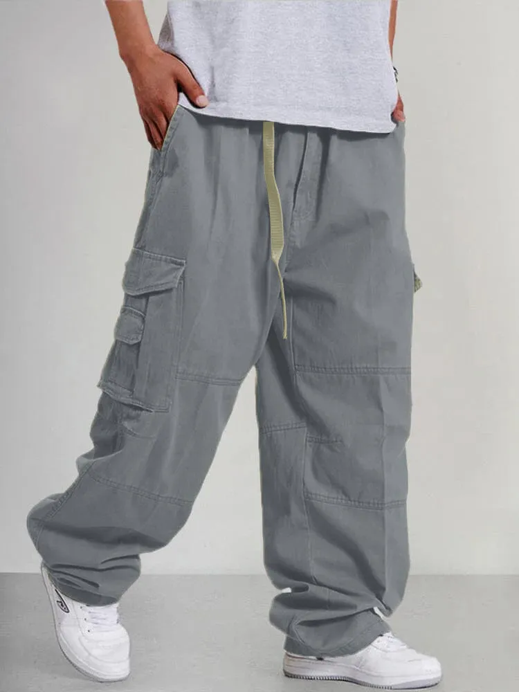 Loose 100% Cotton Cargo Pants