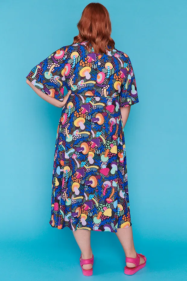 Mandy Rainbow Shrooms Dress