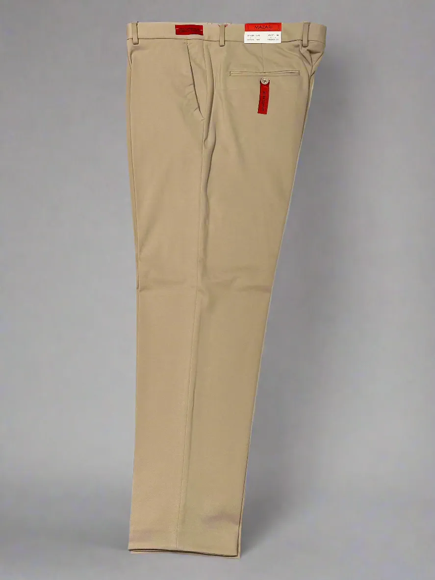 Mazari FWS Dress Pants 4Way Stretch Pants Tan