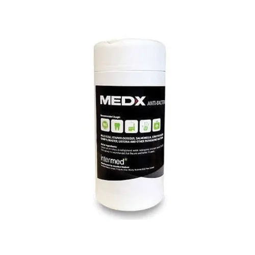 Med-X Anti Bacterial Wipes | Tube of 100