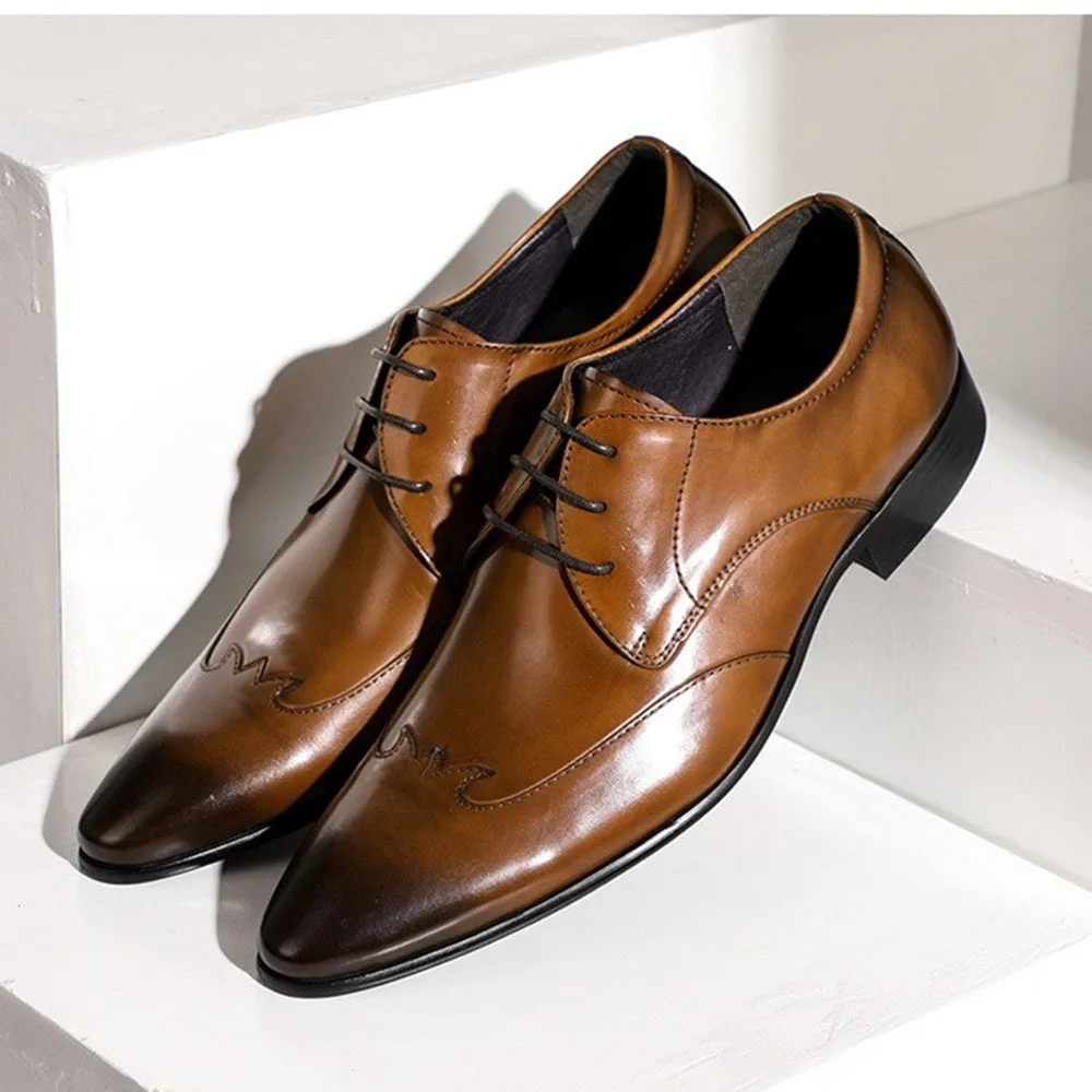 Men Business Lace Up Oxford Shoes