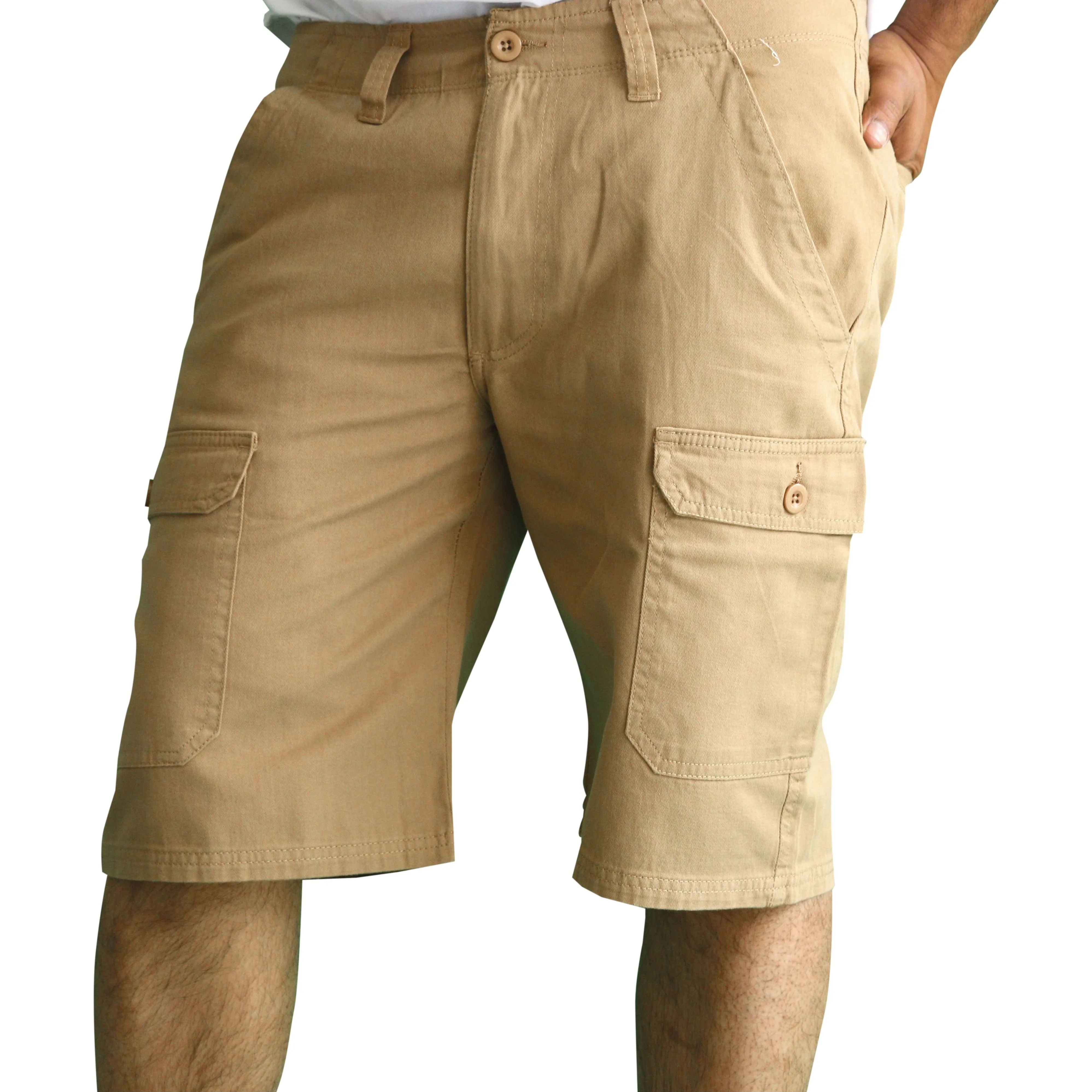 Men's Classic Cargo Short Pants (Khaki)