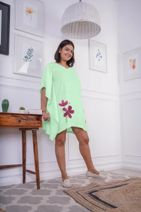 Mint Rayon Kaftan - Prettify