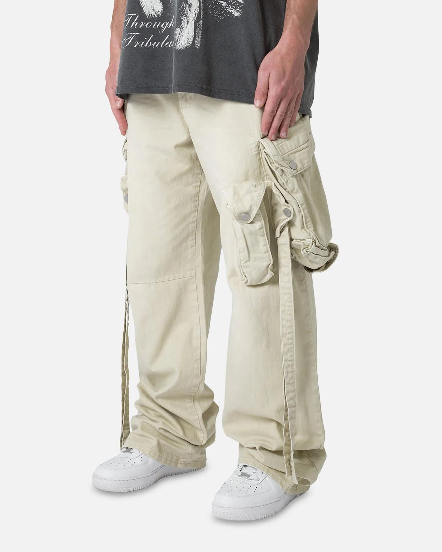 MNML Strapped Multi Cargo Pants Khaki