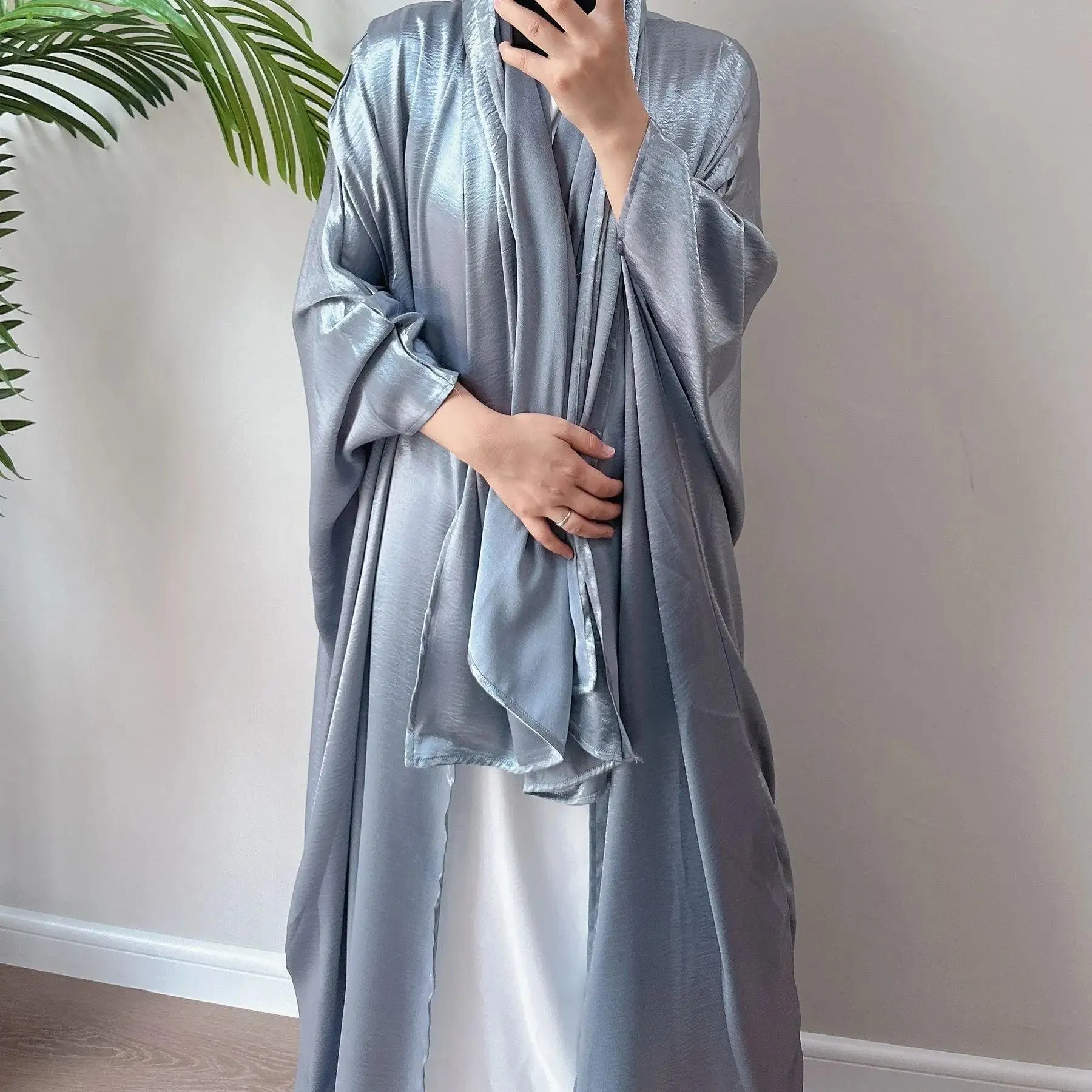 MOA032 Rayon Oversize Open Abaya