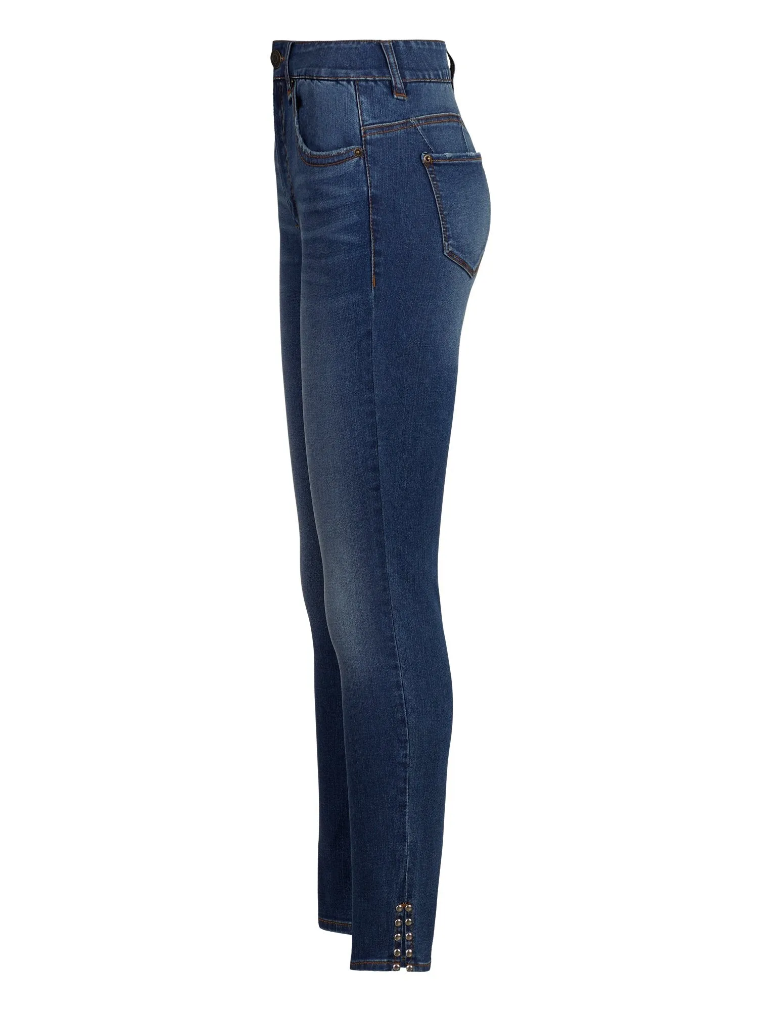 Mya Curvy High-Waisted Sculpting No Gap Super-Skinny Jeans