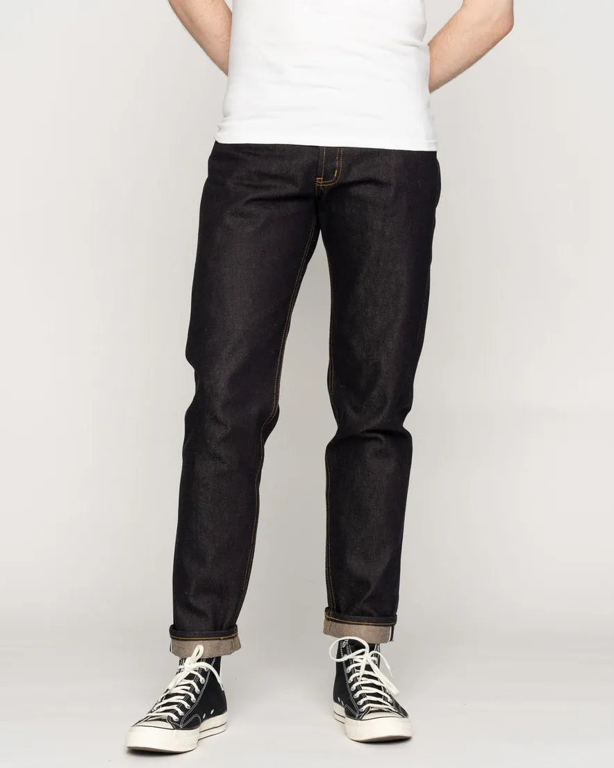 Naked & Famous Denim Easy Guy Relaxed Tapered Mens Jeans - All Natural Foxfibre Selvedge