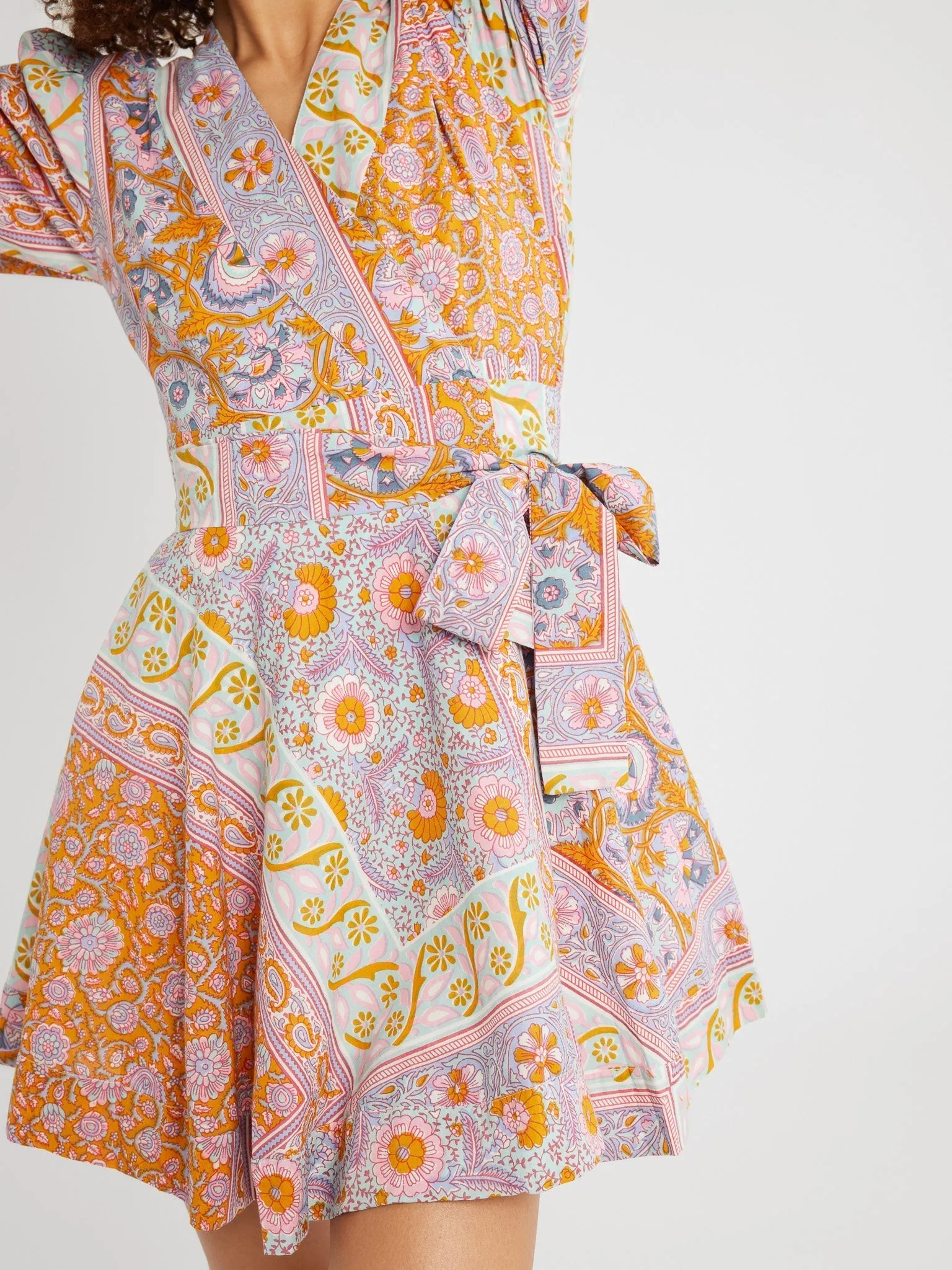 Nan Wrap Dress in Palace