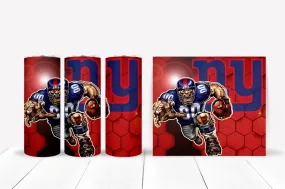 New York Giants NFL Football 20oz Stainless Steel Skinny Tumbler