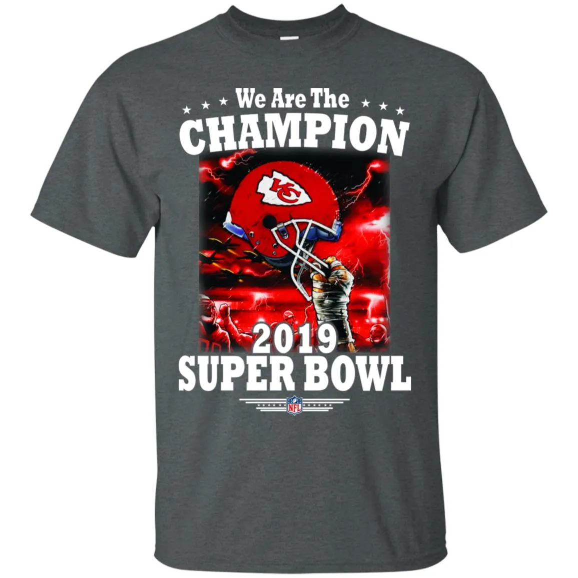 Nfl – Kansas City Chiefs We Are The Champion 2019 Super Bowl Football Men Cotton T-Shirt