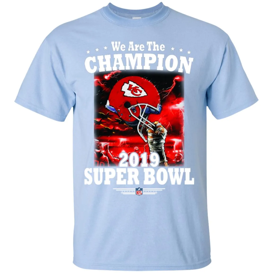 Nfl – Kansas City Chiefs We Are The Champion 2019 Super Bowl Football Men Cotton T-Shirt