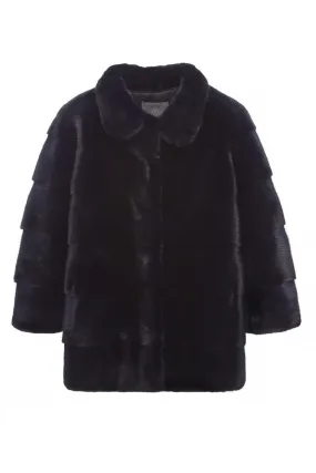 Noah Mink Fur Jacket With Collar