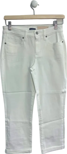 NYDJ White Chloe Crop Jeans Size UK 12