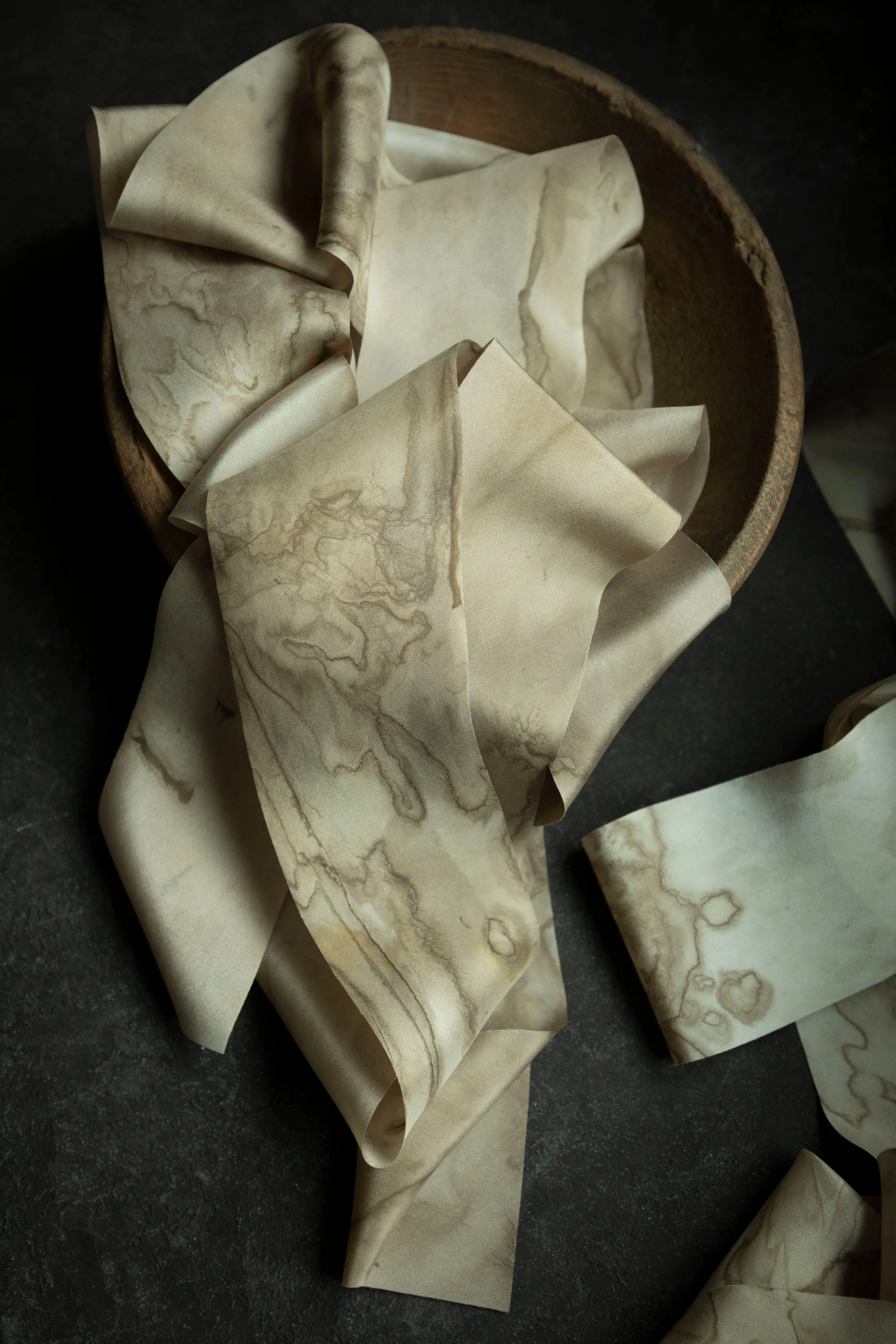 Original Woodgrain Walnut Silk Ribbon