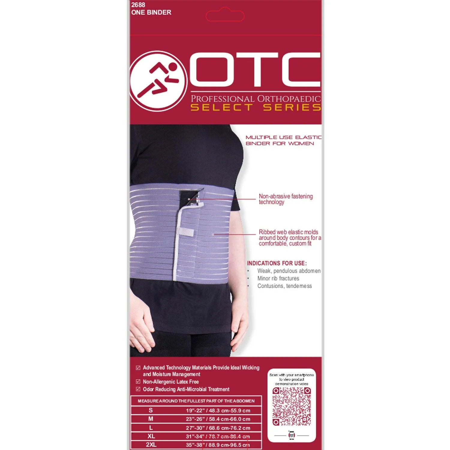 OTC MULTIPURPOSE BINDER WOMEN'S - 2688