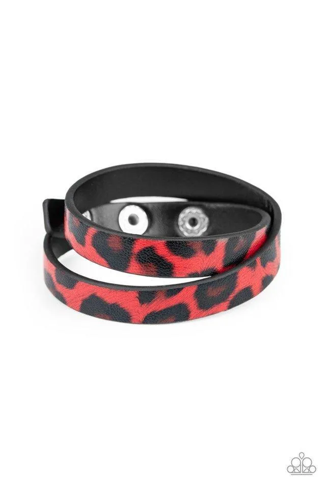 Paparazzi All GRRirl Urban Bracelet Red